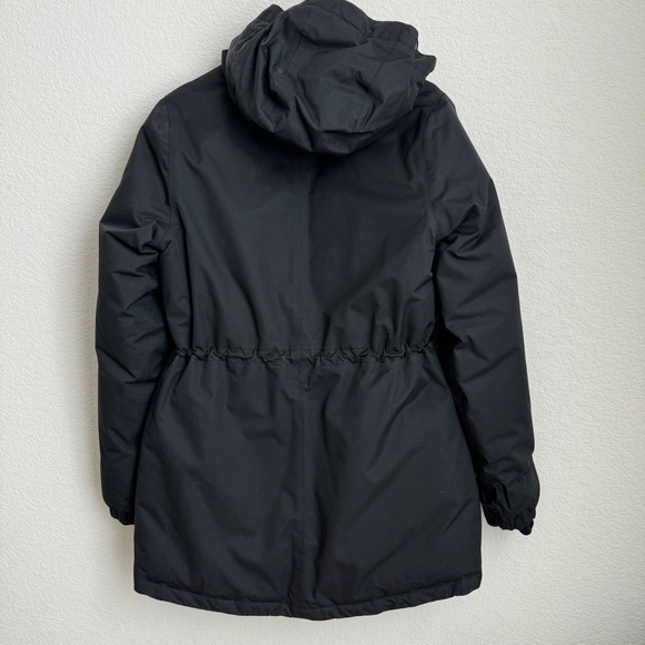 Eddie Bauer Black WeatherEdge Down Parka Winter Coat Jacket M - Picture 12 of 14